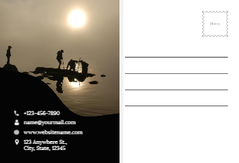 Holidays Postcard Printing template preview 4