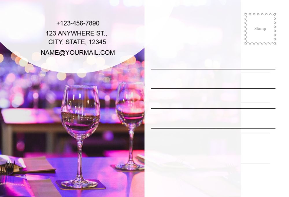 Anniversary Postcard Printing template preview 41