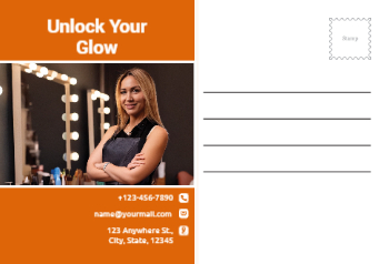Spa Saloon Postcard Printing template preview 14