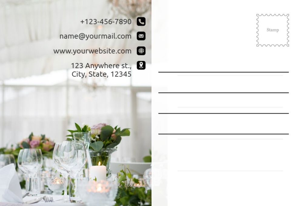 Anniversary Postcard Printing template preview 39