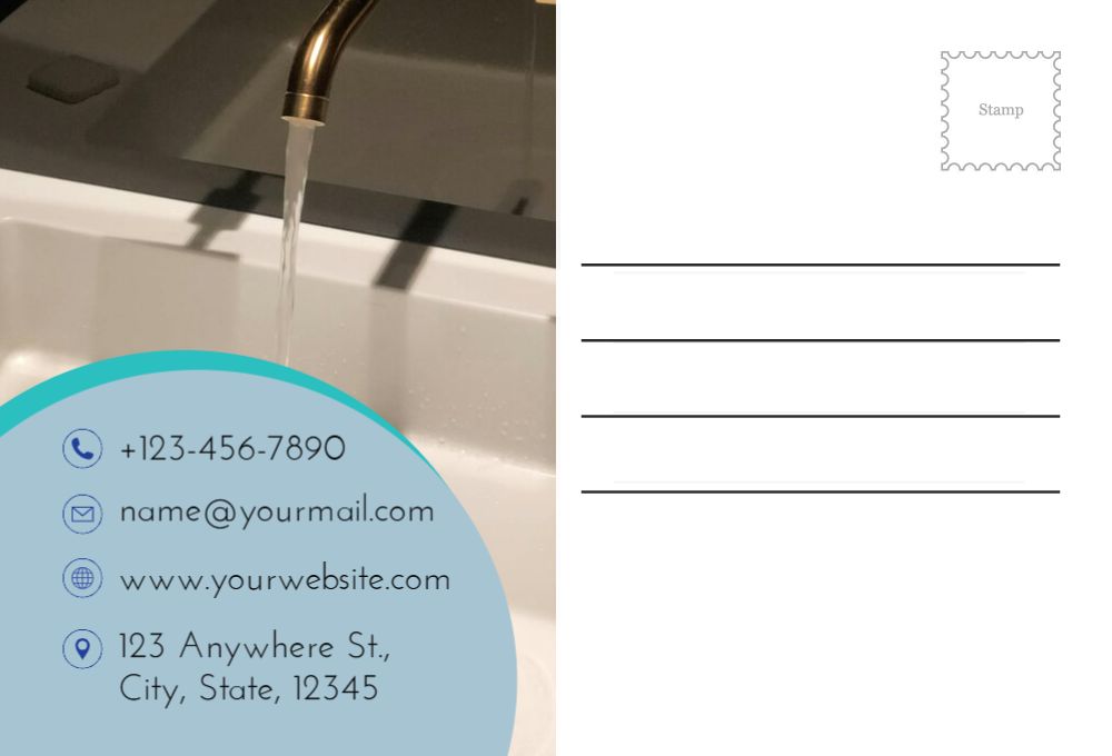 Clean Simple Postcard Printing template preview 17