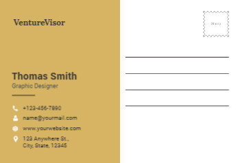 Automobile Postcard Printing template preview 8