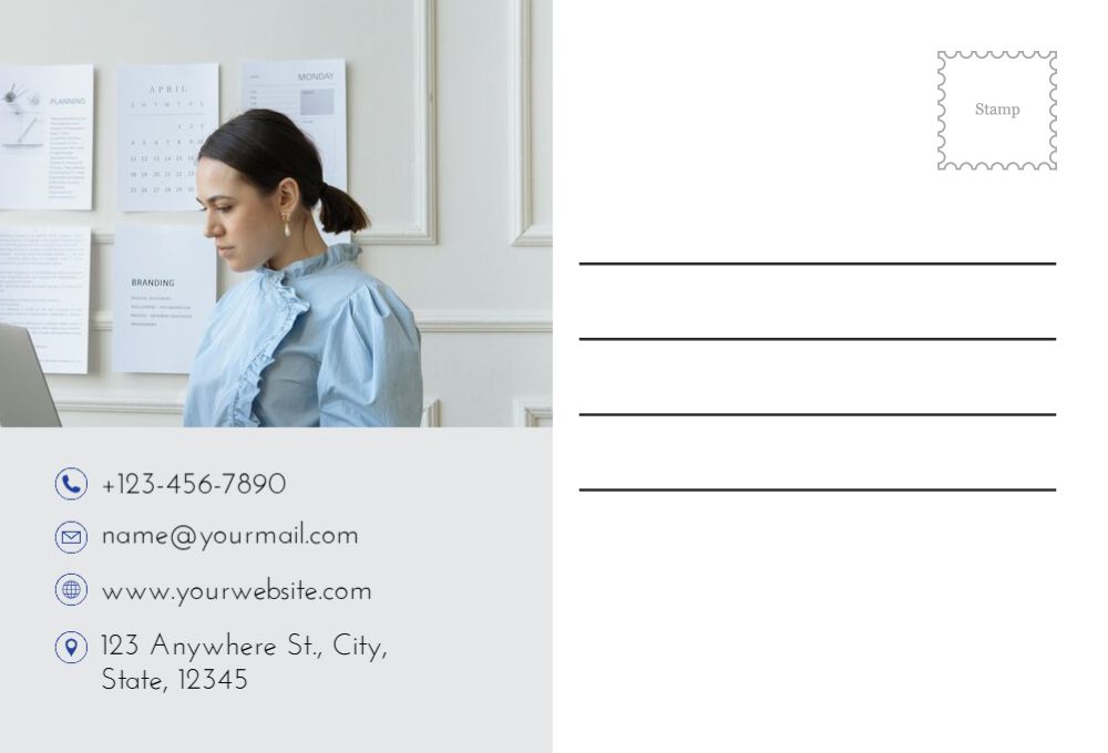 Security Postcard Printing template preview 21