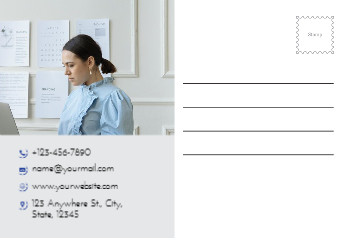 Security Postcard Printing template preview 2