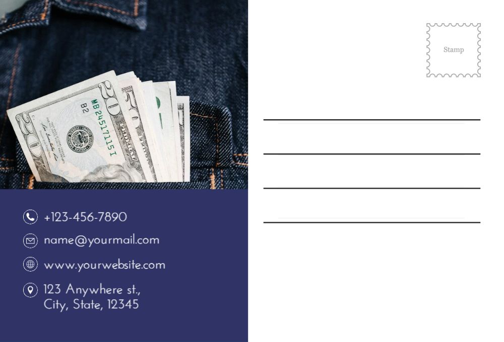 Finance Postcard Printing template preview 35