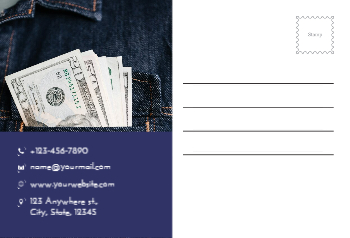 Finance Postcard Printing template preview 6