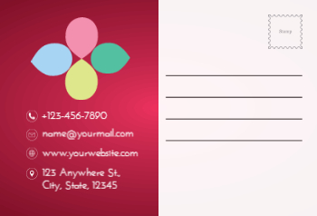 Illustrative Postcard Printing template preview 8
