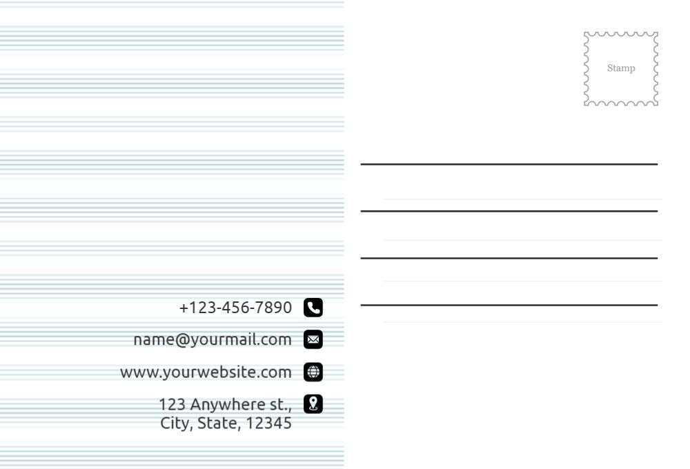 Club Postcard Printing template preview 41