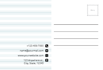 Club Postcard Printing template preview 12