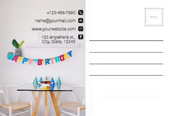 Anniversary Postcard Printing template preview 14