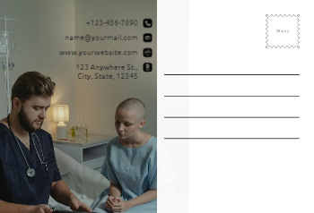 Communication Postcard Printing template preview 16