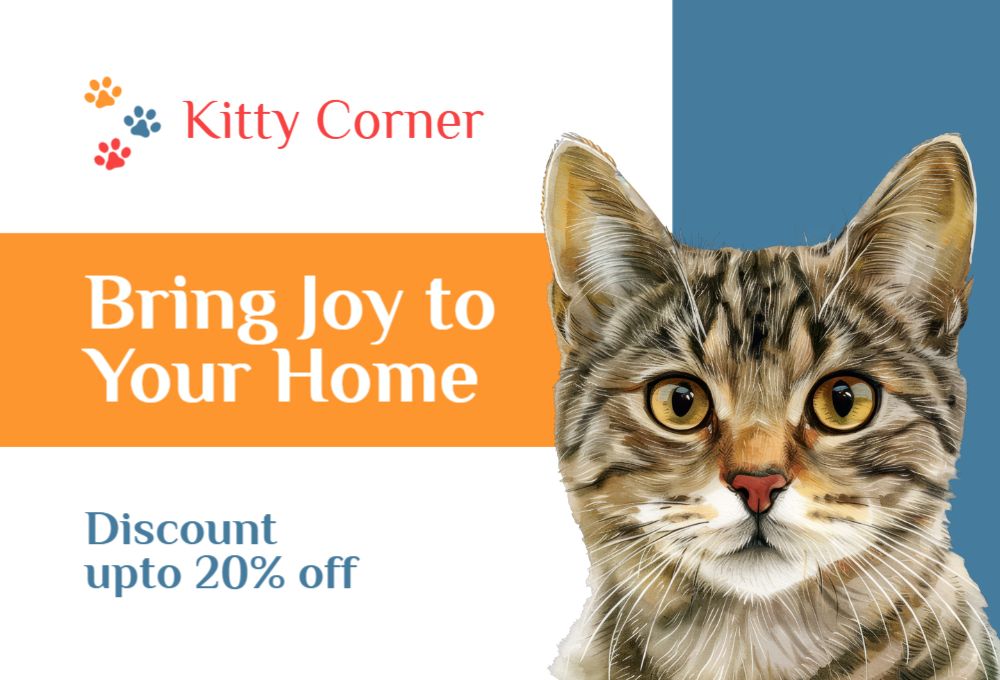 Animal Pets Rush Postcards Printing template preview 54