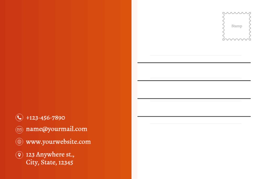Human Resources Postcard Printing template preview 33