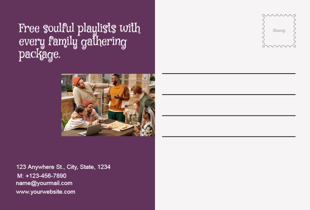 Stay In Touch Postcard Printing template preview 37