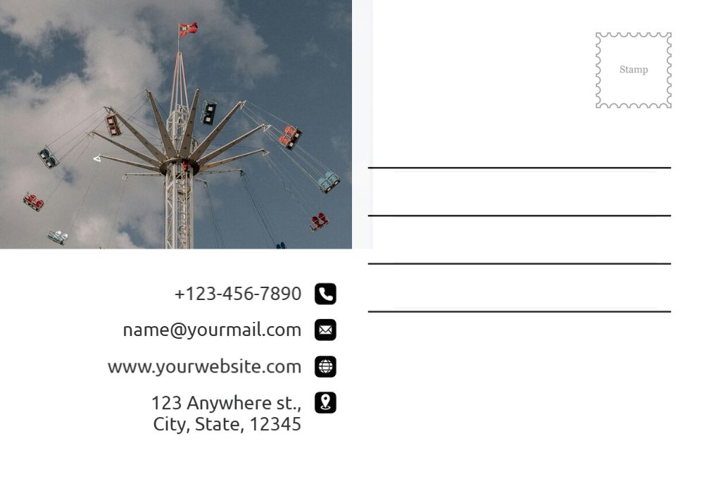 Entertainment Postcard Printing template preview 45