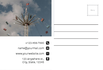 Entertainment Postcard Printing template preview 16