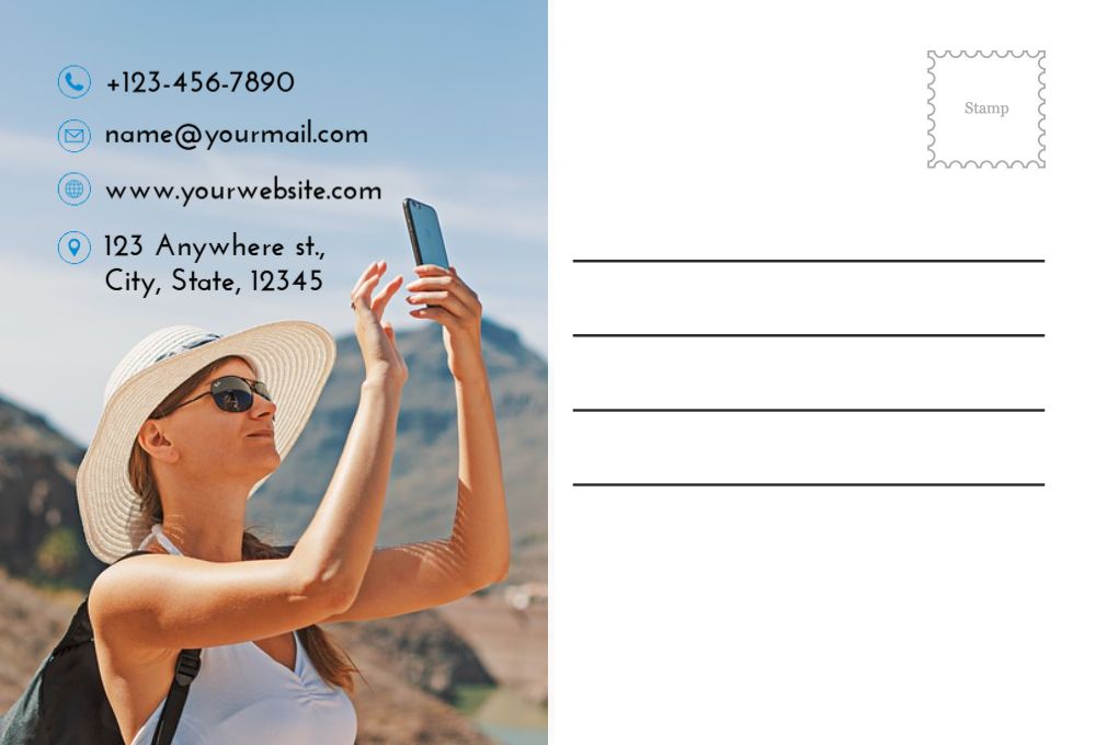 Holidays Postcard Printing template preview 49
