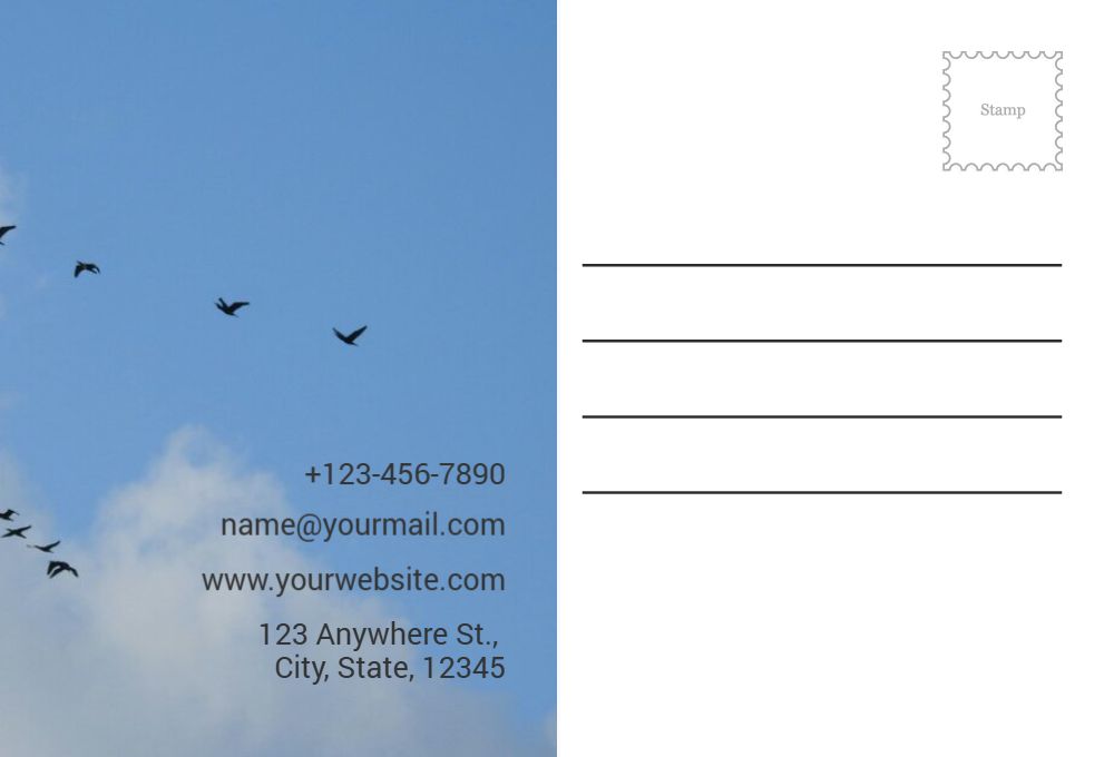 Travels Postcard Printing template preview 39