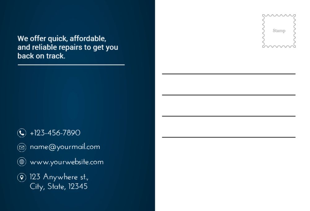 Electronics Postcard Printing template preview 39