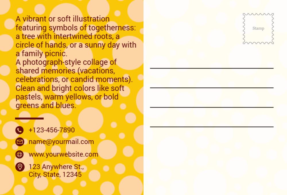 Stay In Touch Postcard Printing template preview 55