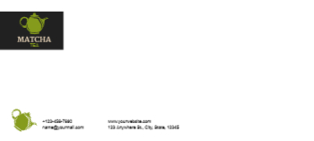 Food Hotel And Restaurant Cheap Custom Envelope Printing template preview 11