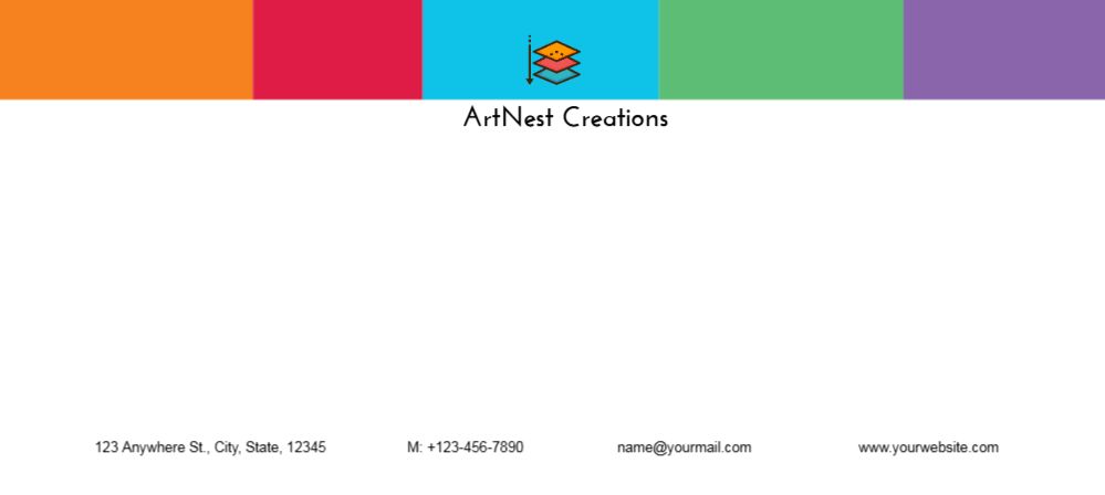 Arts And Photography Cheap Custom Envelope Printing template preview 28