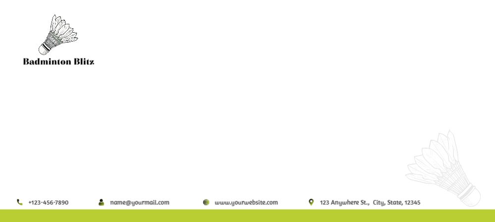 Sport Cheap Custom Envelope Printing template preview 26