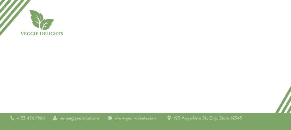 Food Hotel And Restaurant Cheap Custom Envelope Printing template preview 27