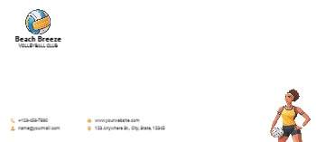 Sport Cheap Custom Envelope Printing template preview 7