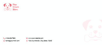Animal Pets Cheap Custom Envelope Printing template preview 7