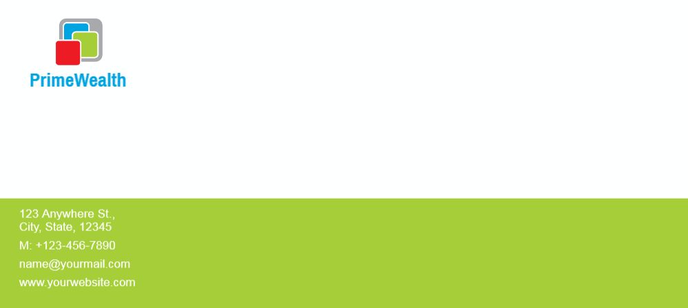 Finance Cheap Custom Envelope Printing template preview 26