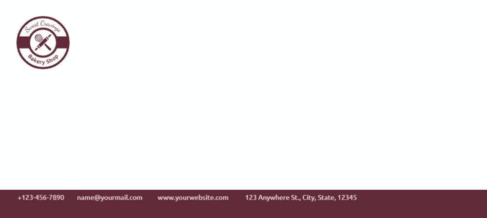 Coffee Bar Cheap Custom Envelope Printing template preview 18