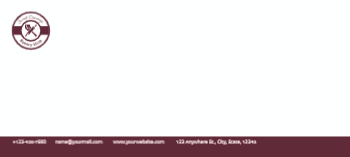 Coffee Bar Cheap Custom Envelope Printing template preview 3