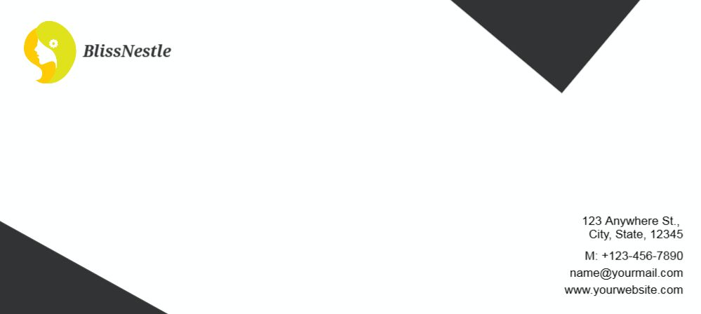 Spa Saloon Cheap Custom Envelope Printing template preview 29
