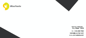 Spa Saloon Cheap Custom Envelope Printing template preview 14
