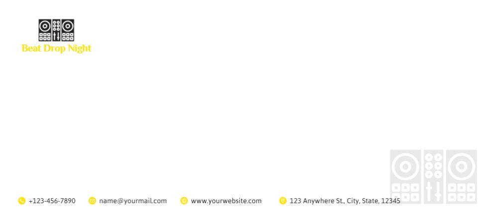 Club Cheap Custom Envelope Printing template preview 14