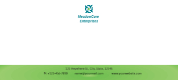 Flowers Cheap Custom Envelope Printing template preview 7