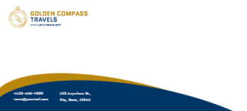 Travels Cheap Custom Envelope Printing template preview 5