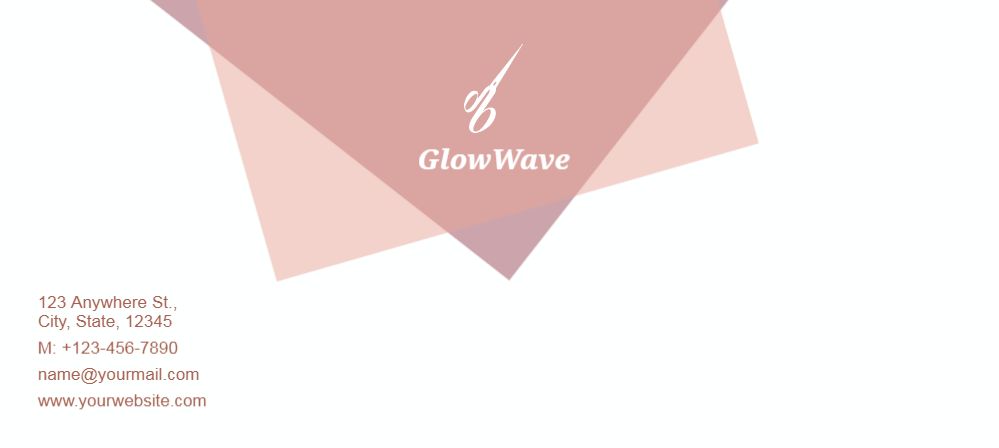 Spa Saloon Cheap Custom Envelope Printing template preview 25
