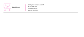 Marketing And Advertising Cheap Custom Envelope Printing template preview 2