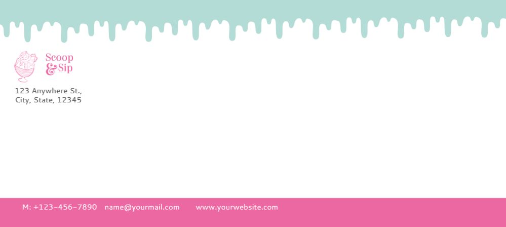 Food Hotel And Restaurant Cheap Custom Envelope Printing template preview 19