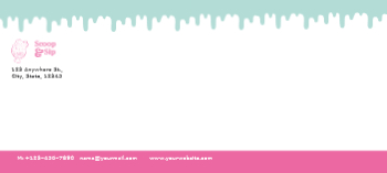 Food Hotel And Restaurant Cheap Custom Envelope Printing template preview 4