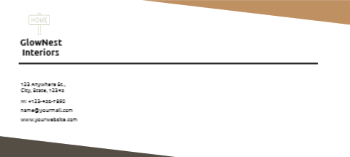 Real Estate Interior Design Cheap Custom Envelope Printing template preview 3