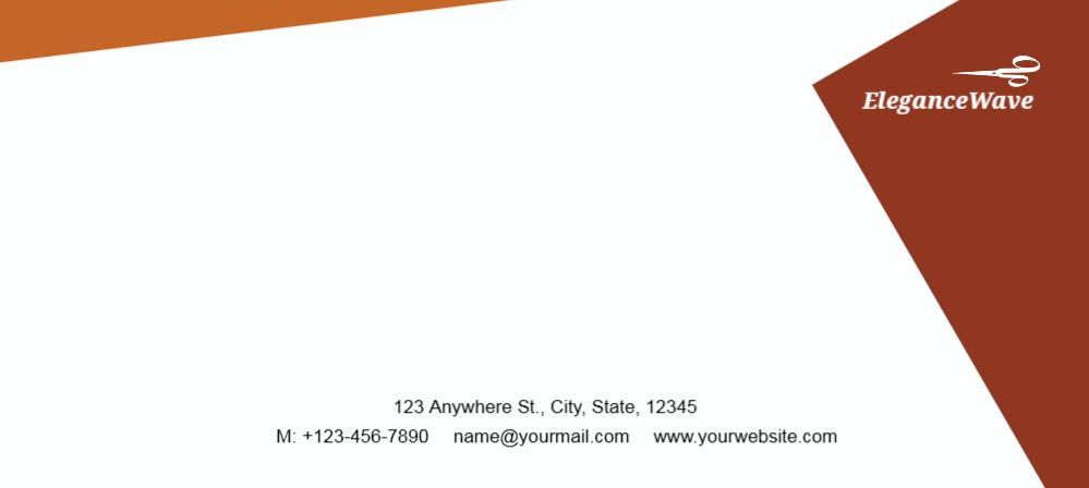 Spa Saloon Cheap Custom Envelope Printing template preview 27