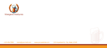 Food Hotel And Restaurant Cheap Custom Envelope Printing template preview 6
