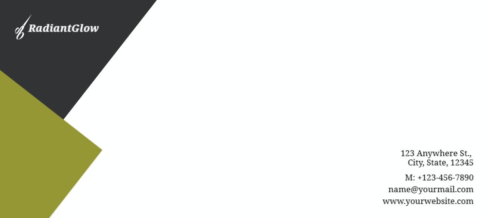 Spa Saloon Cheap Custom Envelope Printing template preview 28