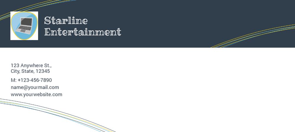 It And Internet Cheap Custom Envelope Printing template preview 28