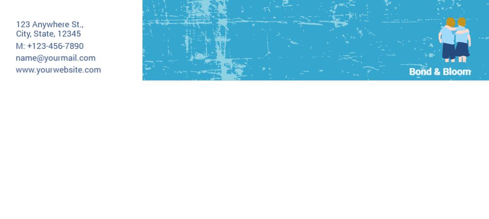 Best Friends Cheap Custom Envelope Printing template preview 19