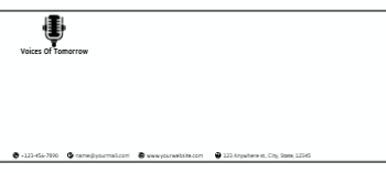 Music Dj Cheap Custom Envelope Printing template preview 12