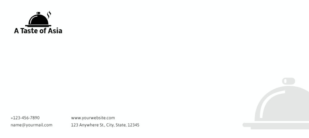 Coffee Bar Cheap Custom Envelope Printing template preview 21